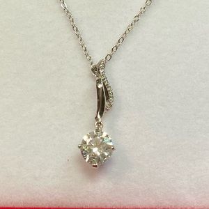 Silver plated CZ Earring and Necklace Set